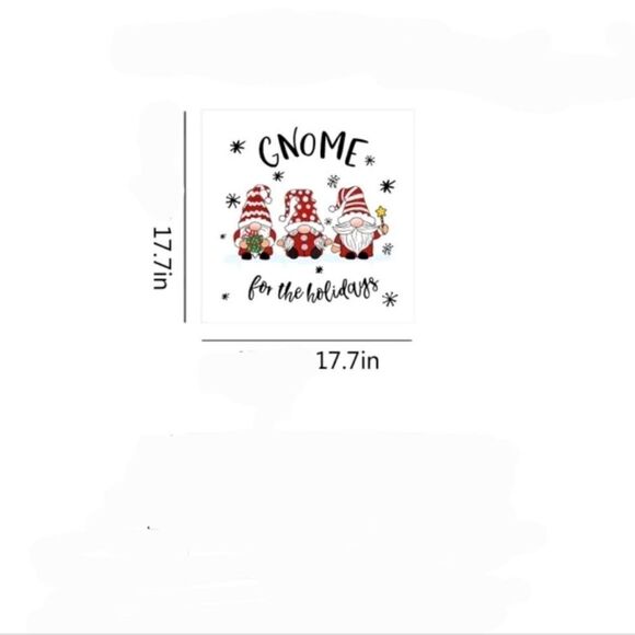 Gnome For the Holidays Pillow Cover - Picture 3 of 5